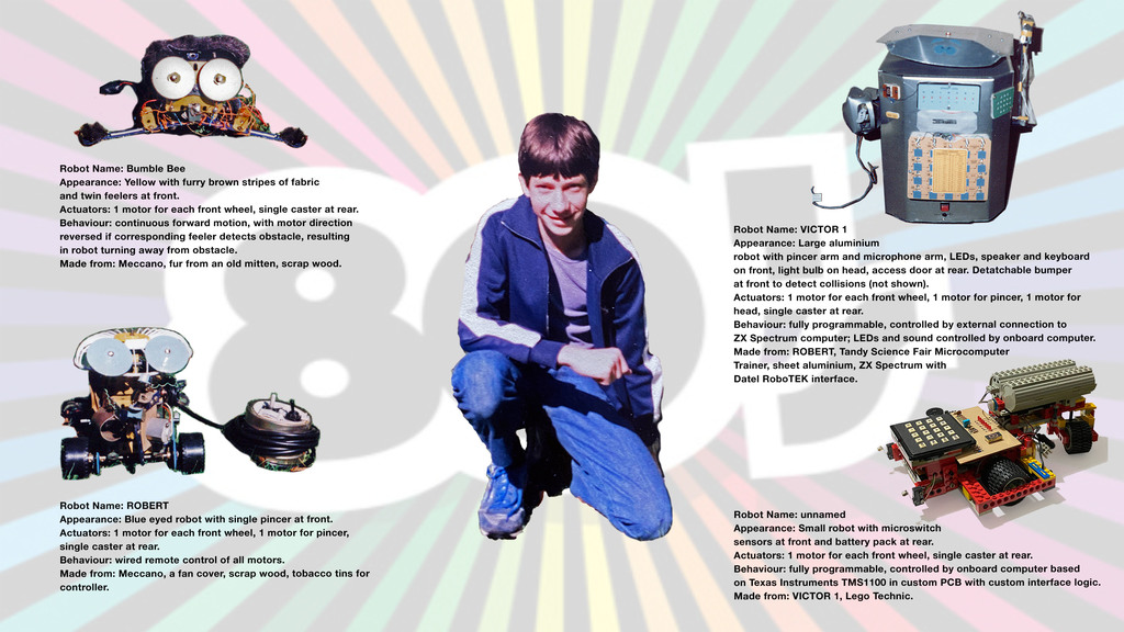 Peter Bentley's childhood robots